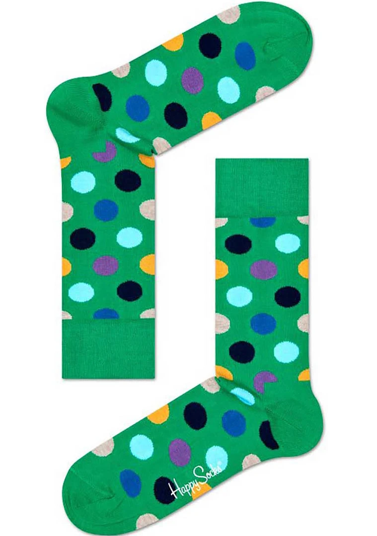 Happy Socks Big Dot Socks In Green The Great Fantastic 4 Happy Socks Big Dot Socks In Green The Great Fantastic