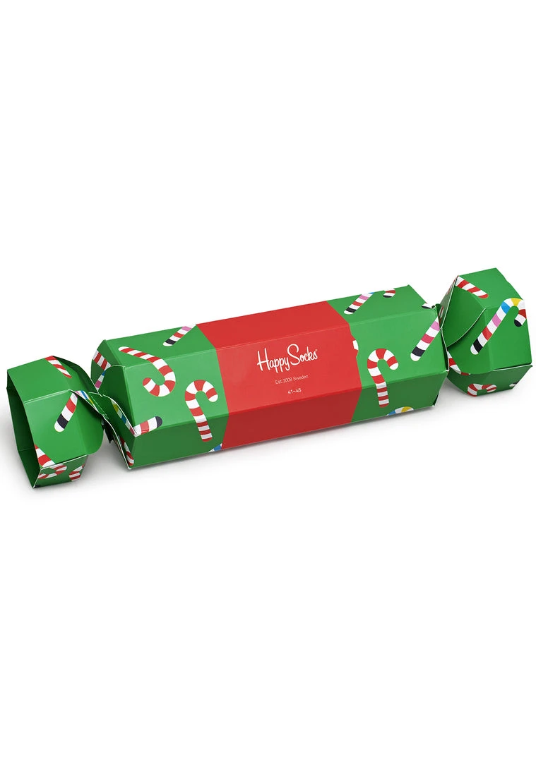 Happy Socks The Great Fantastic Candy Cane Lane 2PK Socks Gift Box Set 4 Happy Socks The Great Fantastic Candy Cane Lane 2PK Socks Gift Box Set