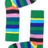 Happy Socks Crayon Striped Party Sock 1 Happy Socks Crayon Striped Party Sock