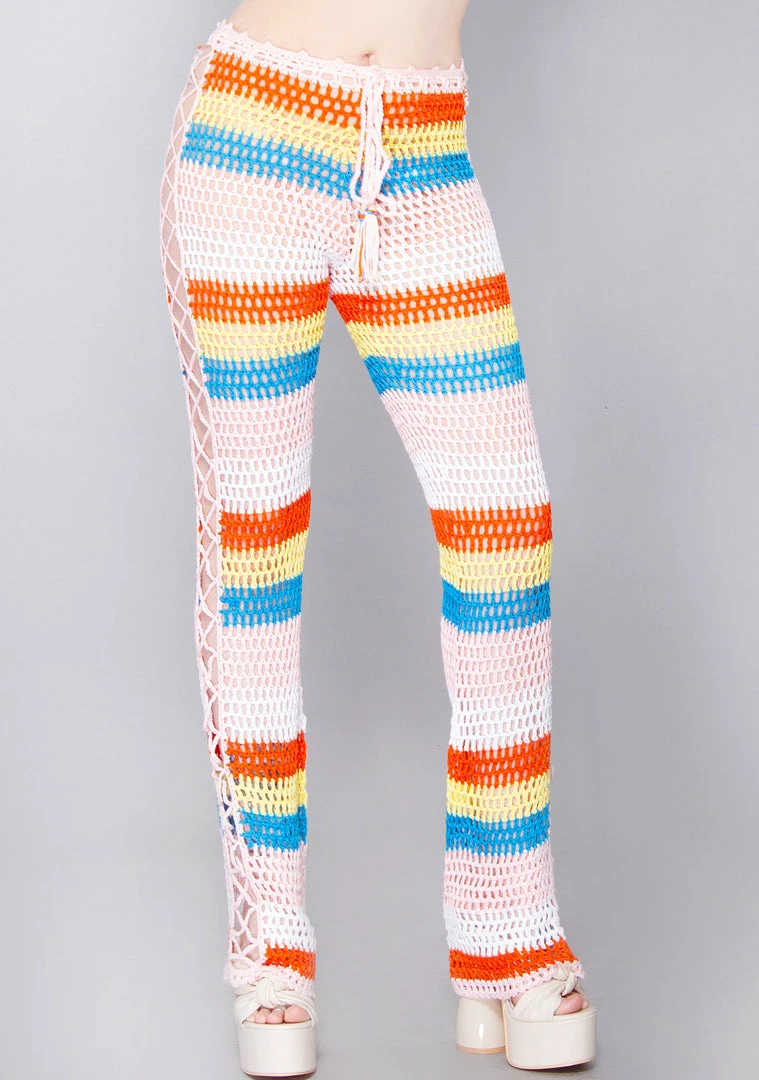 Hot & Delicious Women's Festival Afternoon Delight Crochet Bottoms 3 Hot & Delicious Women's Festival Afternoon Delight Crochet Bottoms