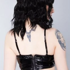 Hot & Delicious Sinful Desire Latex Corset Top Women's Festival 5 Hot & Delicious Sinful Desire Latex Corset Top Women's Festival