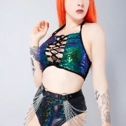 Hot & Delicious Sinful Siren Sequin Top The Great Fantastic