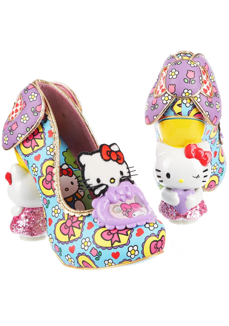 Irregular Choice X Sanrio Star Of The Show High Heels In Purple Blue 7 Irregular Choice X Sanrio Star Of The Show High Heels In Purple Blue