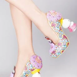 Irregular Choice X Sanrio Star Of The Show High Heels In Purple Blue 9 Irregular Choice X Sanrio Star Of The Show High Heels In Purple Blue