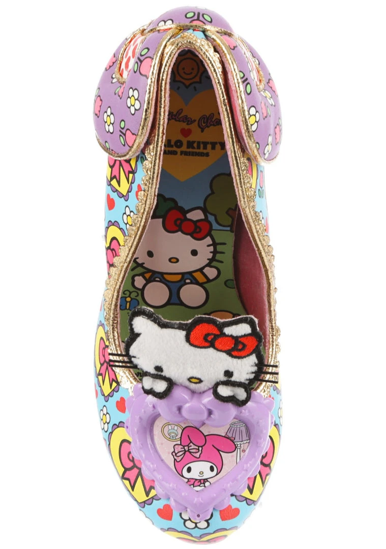 Irregular Choice X Sanrio Star Of The Show High Heels In Purple Blue 6 Irregular Choice X Sanrio Star Of The Show High Heels In Purple Blue