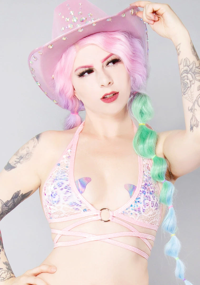 J Valentine Love Story Sequin Net Wrap Top New 3 J Valentine Love Story Sequin Net Wrap Top New