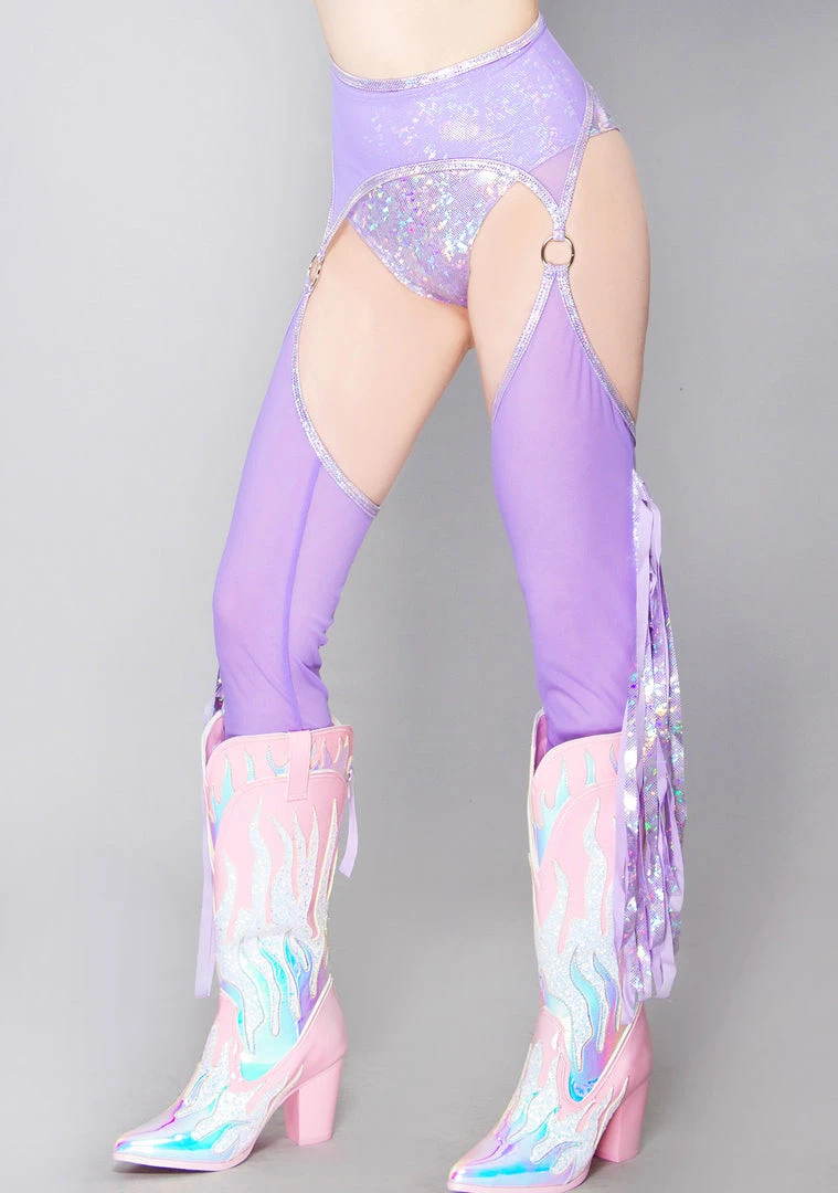 J Valentine World Tour Utopia Mesh Fringe Chaps 3 J Valentine World Tour Utopia Mesh Fringe Chaps