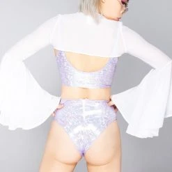 J Valentine Levitate Bell Sleeve Shrug New