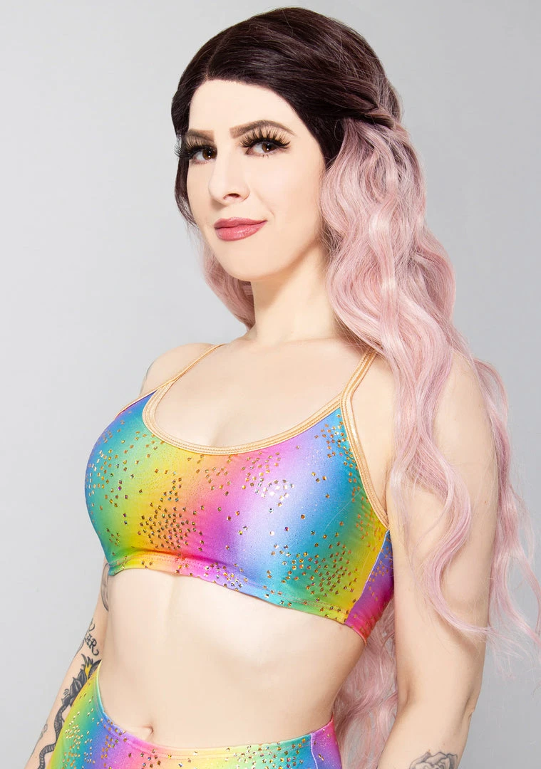 J Valentine Sparkle Confetti Rainbow Tank 3 J Valentine Sparkle Confetti Rainbow Tank