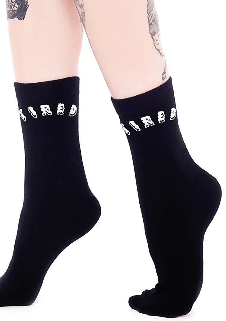 KILLSTAR Accessories KILL STAR Tired Ankle Socks 3 KILLSTAR Accessories KILL STAR Tired Ankle Socks