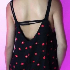 LA Style Rush Kiss Me Strappy Cami Top Women's Festival