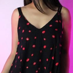 LA Style Rush Kiss Me Strappy Cami Top Women's Festival