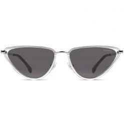 KOMONO Gigi Sunglasses In Silver/Smoke