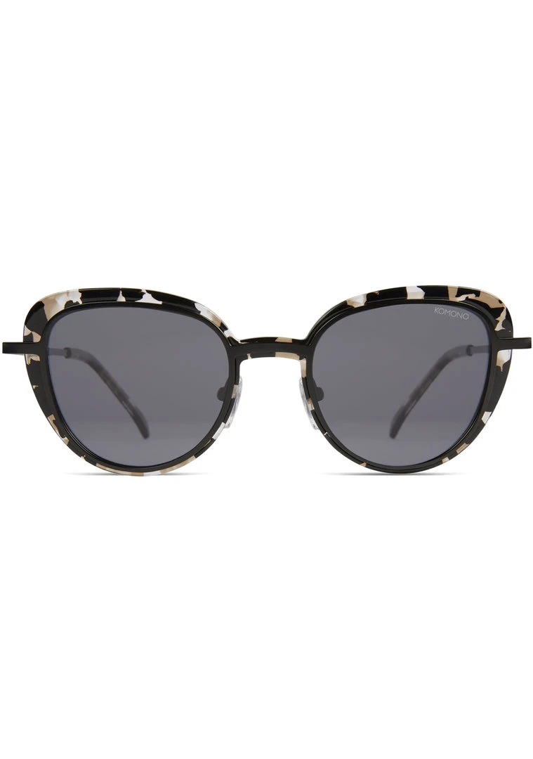 KOMONO CRAFTED London Sunglasses In Clear/Demi Accessories 4 KOMONO CRAFTED London Sunglasses In Clear/Demi Accessories