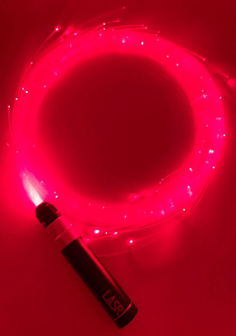 LASR Cherry Bomb Fiber Optic Light Up Whip New 6 LASR Cherry Bomb Fiber Optic Light Up Whip New