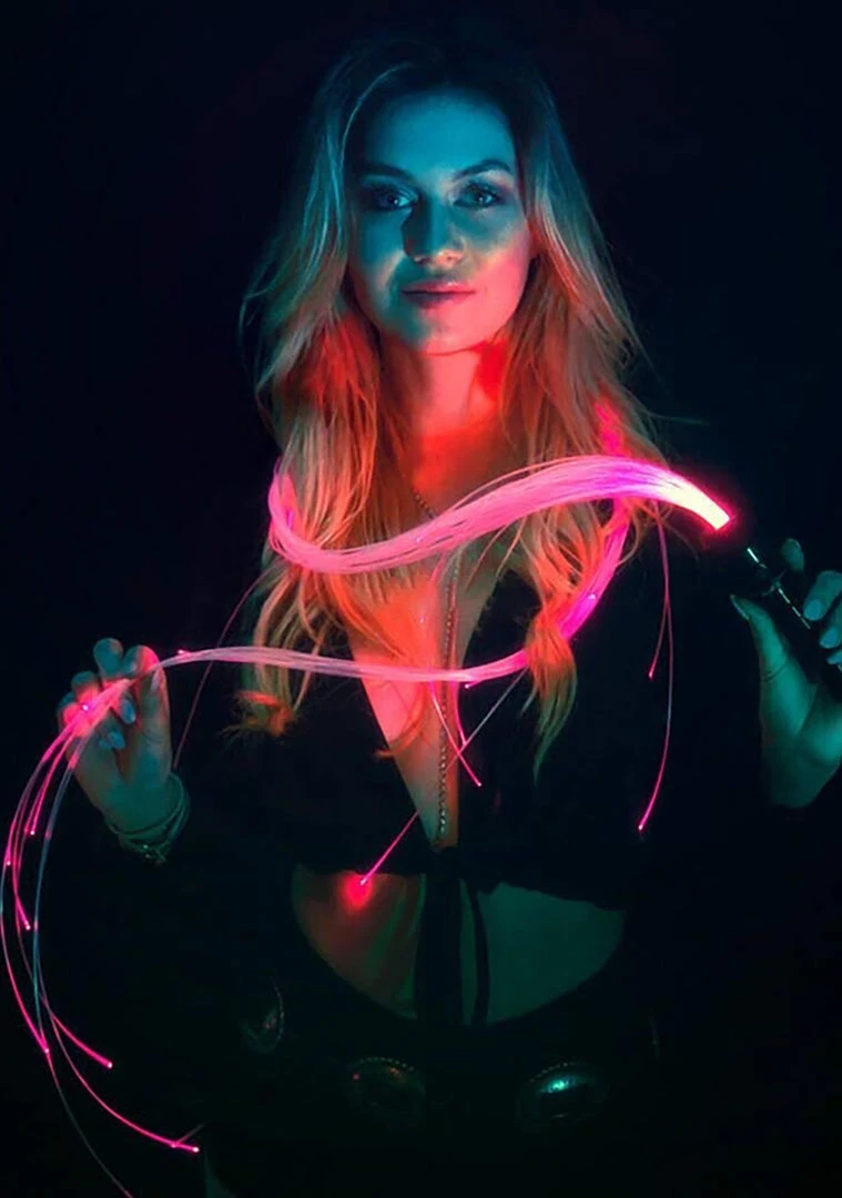 LASR Cherry Bomb Fiber Optic Light Up Whip New 4 LASR Cherry Bomb Fiber Optic Light Up Whip New