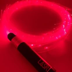 LASR Cherry Bomb Fiber Optic Light Up Whip New 9 LASR Cherry Bomb Fiber Optic Light Up Whip New
