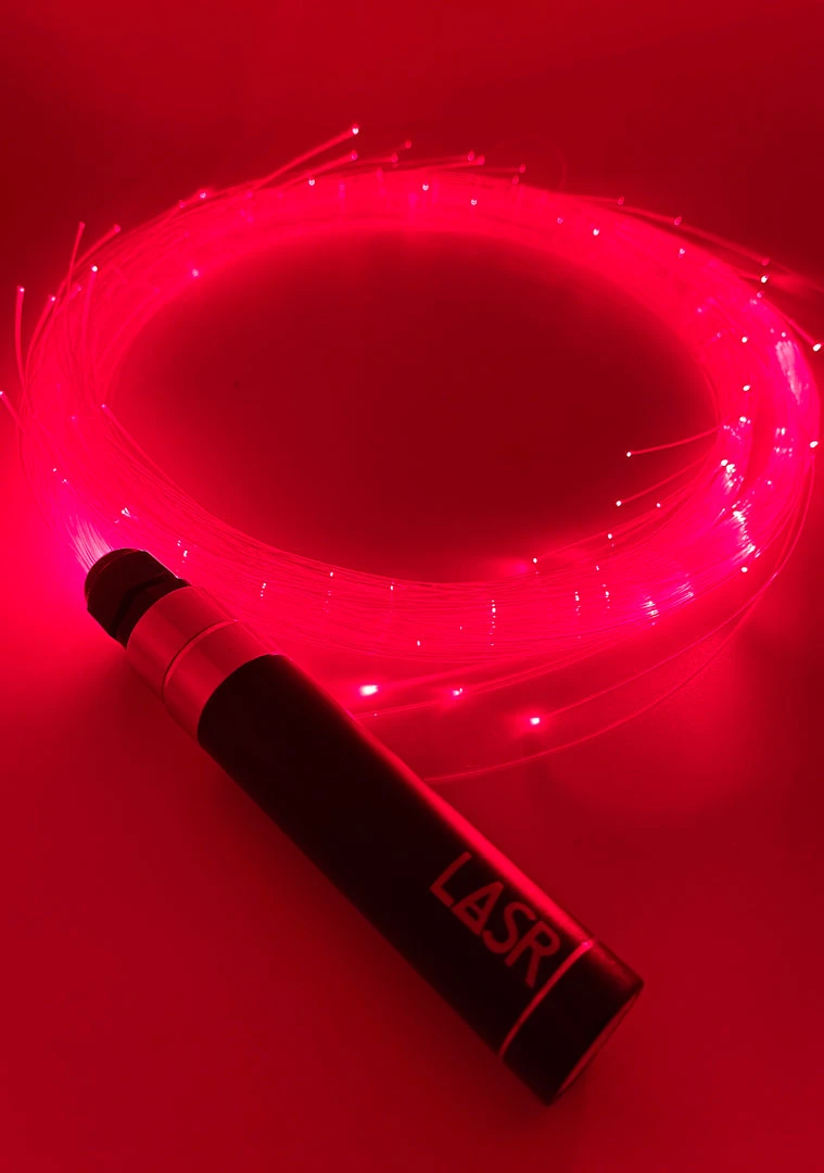 LASR Cherry Bomb Fiber Optic Light Up Whip New 5 LASR Cherry Bomb Fiber Optic Light Up Whip New