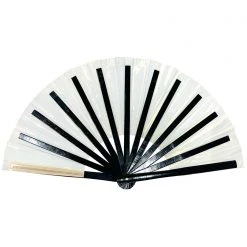 LASR Electric Storm Iridescent Fluid Rave Fan New