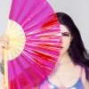 LASR XXXtreme Pink Iridescent Fluid Rave Fan World Tour