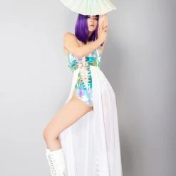 LASR Frost Bite Iridescent Fluid Rave Fan Mad World