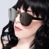 LASR Gimmie Space Reflective Sunglasses In Silver Mirror