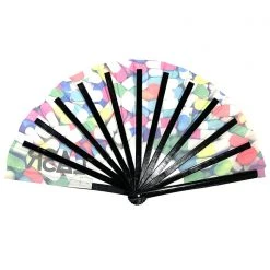 LASR New Happy Pills UV Reactive Rave Fan