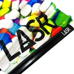 LASR New Happy Pills UV Reactive Rave Fan