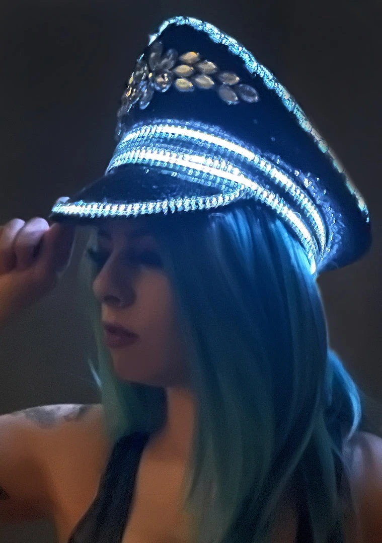 LASR Nightscape Light Up Captain Hat 4 LASR Nightscape Light Up Captain Hat