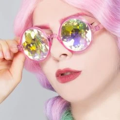 LASR Over The Rainbow Kaleidoscope Sunglasses Accessories