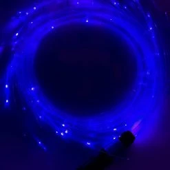 LASR Ultraviolet Fiber Optic Light Up Whip New