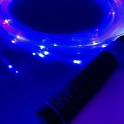 LASR Ultraviolet Fiber Optic Light Up Whip New