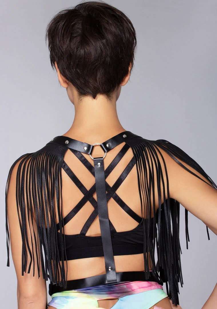 LASR The Raven Raid Warrior Fringe Harness 4 LASR The Raven Raid Warrior Fringe Harness