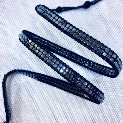 LA Style Rush X Katie Soleil Vamp Double Wrap Beaded Bracelet Accessories