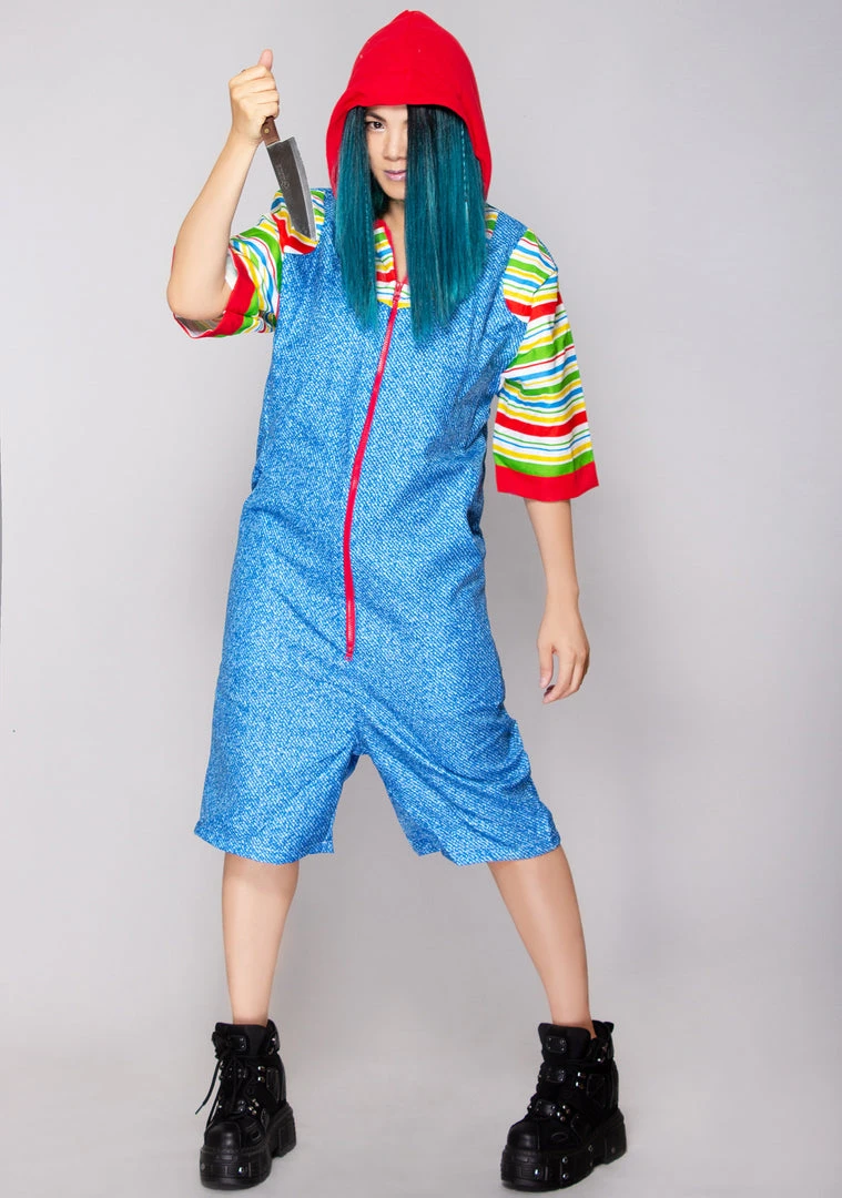 Leg Avenue Creepy Playtime Killer Suit Women's Festival 3 Leg Avenue Creepy Playtime Killer Suit Women's Festival