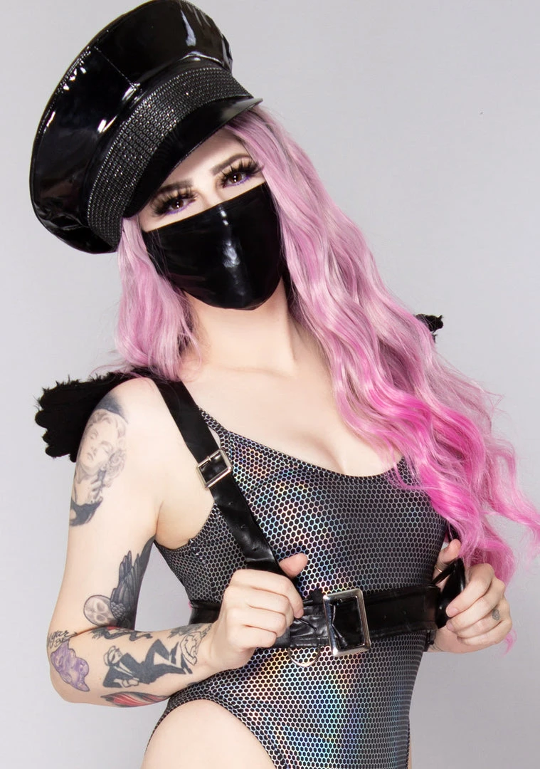 Leg Avenue The Raven Fallen Angel Furry Wing Body Harness In Black 4 Leg Avenue The Raven Fallen Angel Furry Wing Body Harness In Black