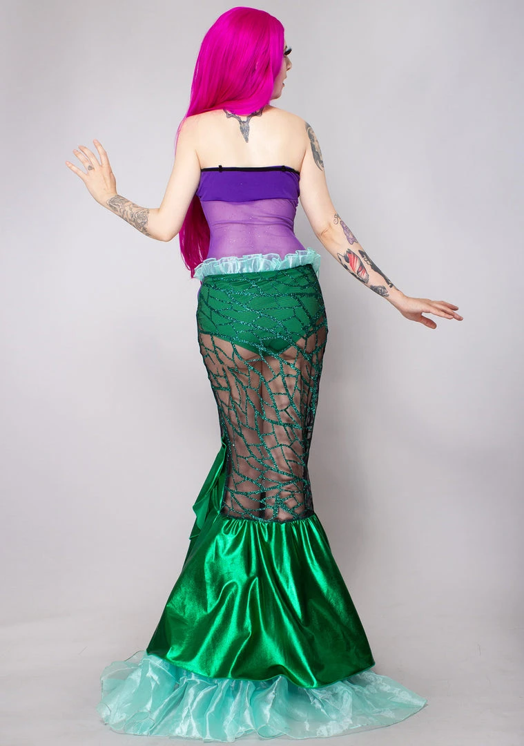 Leg Avenue Under The Sea Mermaid 3PC Set Women's Festival 4 Leg Avenue Under The Sea Mermaid 3PC Set Women's Festival