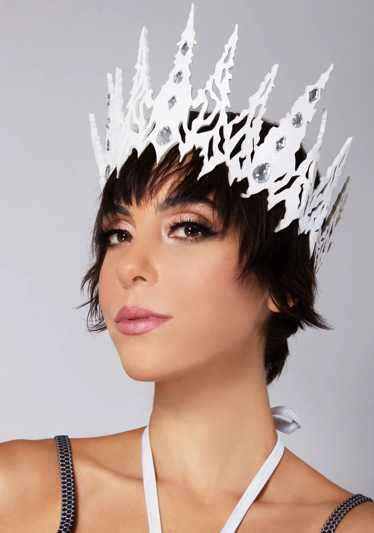 Leg Avenue Ice Queen Glitter Crown The Raven 3 Leg Avenue Ice Queen Glitter Crown The Raven