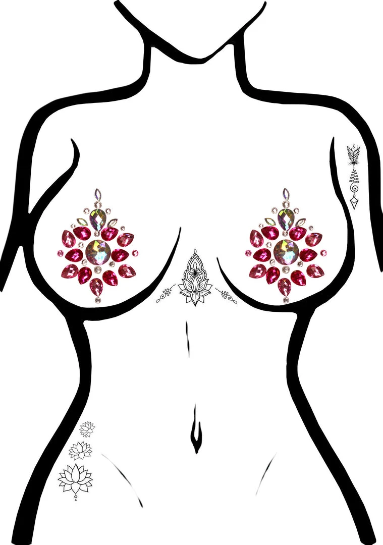 Leg Avenue Phoenix Jeweled Nipple Pasties 3 Leg Avenue Phoenix Jeweled Nipple Pasties