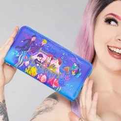 Loungefly Tea Room Cinema X Disney Bedknobs And Broomsticks Underwater Zip Around Wallet
