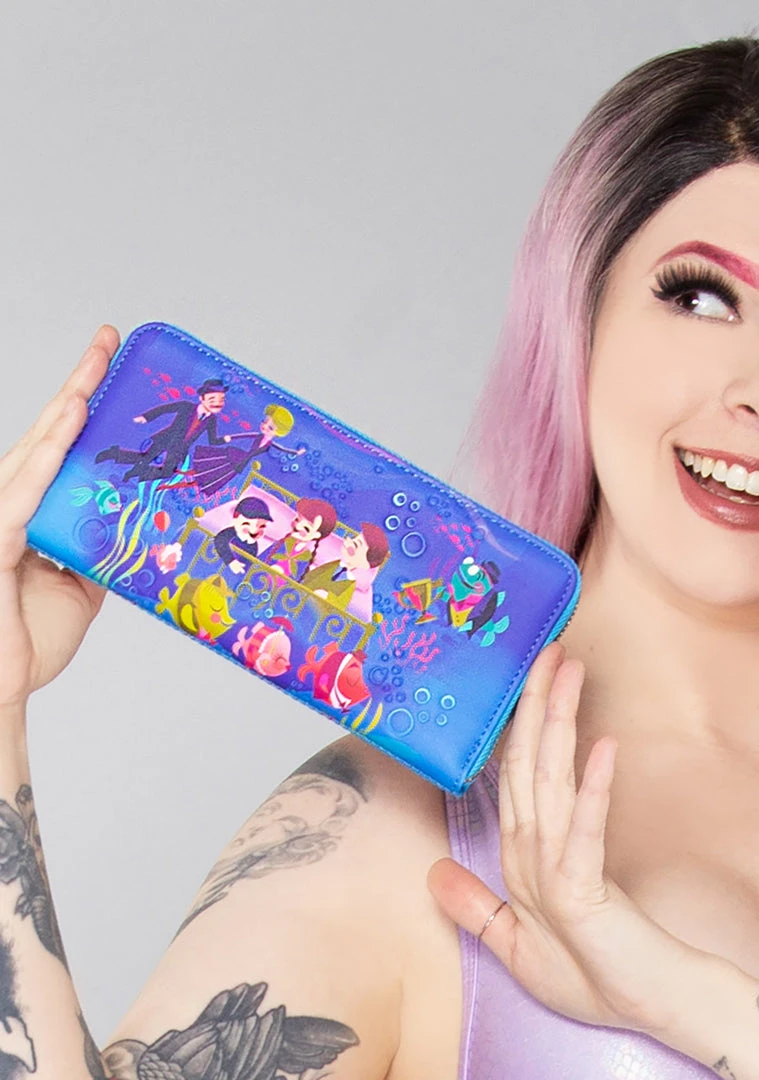 Loungefly Tea Room Cinema X Disney Bedknobs And Broomsticks Underwater Zip Around Wallet 3 Loungefly Tea Room Cinema X Disney Bedknobs And Broomsticks Underwater Zip Around Wallet