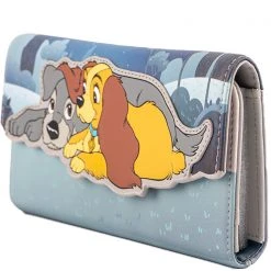 Loungefly Tea Room Cinema X Disney Lady And The Tramp Wet Cement Flap Wallet 9 Loungefly Tea Room Cinema X Disney Lady And The Tramp Wet Cement Flap Wallet