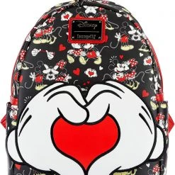 Loungefly Tea Room Cinema X Disney Mickey & Minnie Mouse Valentines Mini Backpack 8 Loungefly Tea Room Cinema X Disney Mickey & Minnie Mouse Valentines Mini Backpack