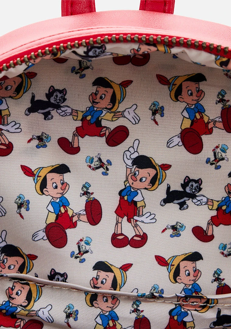 Loungefly X Disney Pinocchio Marionette Mini Backpack 8 Loungefly X Disney Pinocchio Marionette Mini Backpack