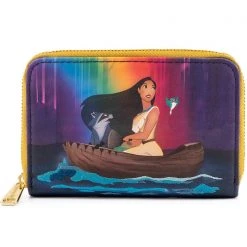 Loungefly Tea Room Cinema X Disney Pocahontas Just Around The River Bend Zip Around Wallet