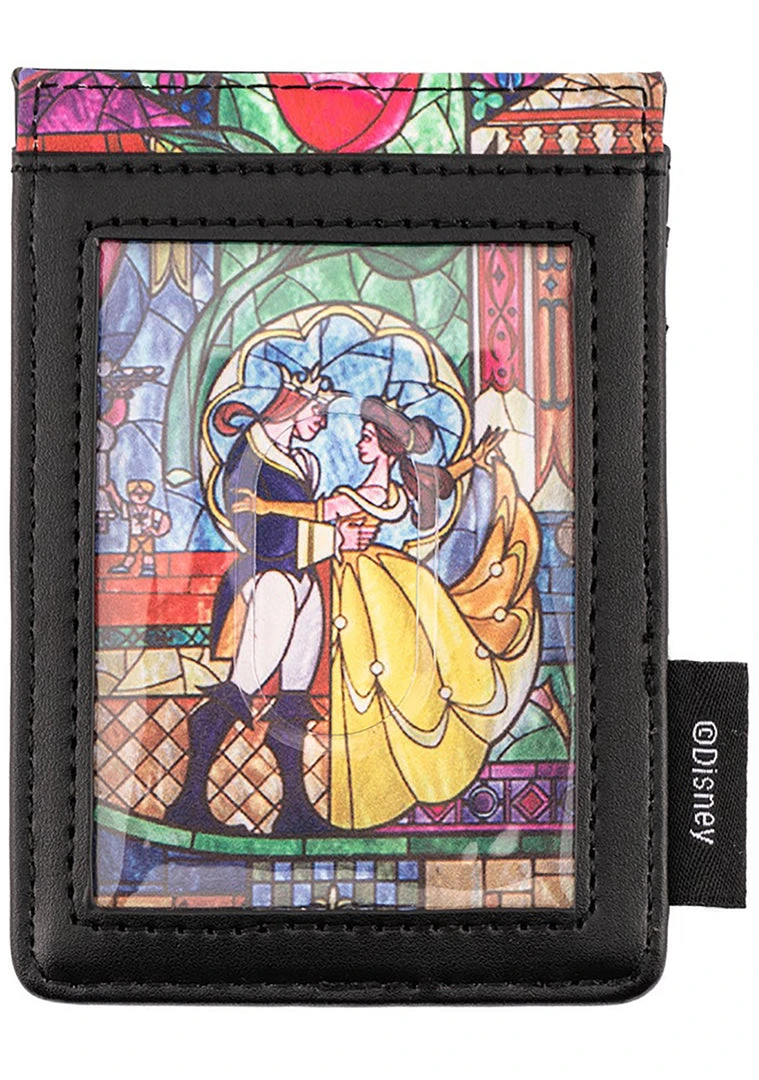 Loungefly X Disney Princess Castle Series Belle Cardholder Tea Room Cinema 5 Loungefly X Disney Princess Castle Series Belle Cardholder Tea Room Cinema