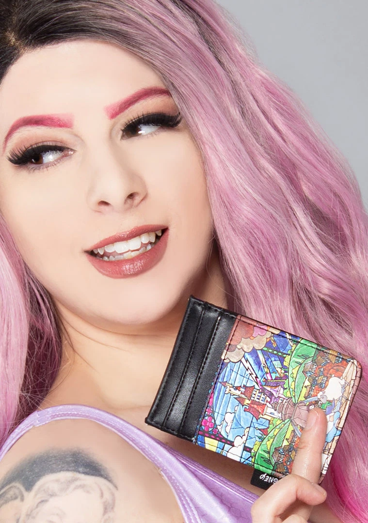 Loungefly X Disney Princess Castle Series Belle Cardholder Tea Room Cinema 3 Loungefly X Disney Princess Castle Series Belle Cardholder Tea Room Cinema