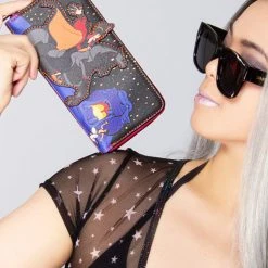 Loungefly Tea Room Cinema X Disney Villains Jafar Scene Zip Around Wallet