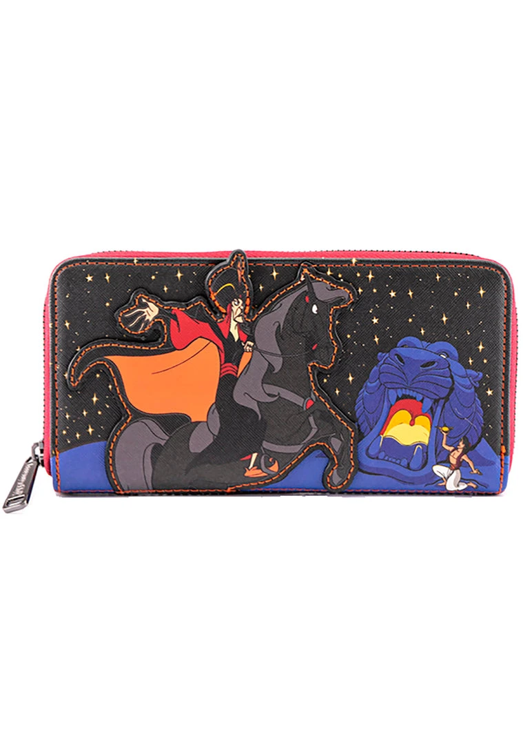 Loungefly Tea Room Cinema X Disney Villains Jafar Scene Zip Around Wallet 4 Loungefly Tea Room Cinema X Disney Villains Jafar Scene Zip Around Wallet