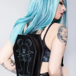 Loungefly X LASR Exclusive Disney Count Mickey Coffin Convertible Crossbody Bag